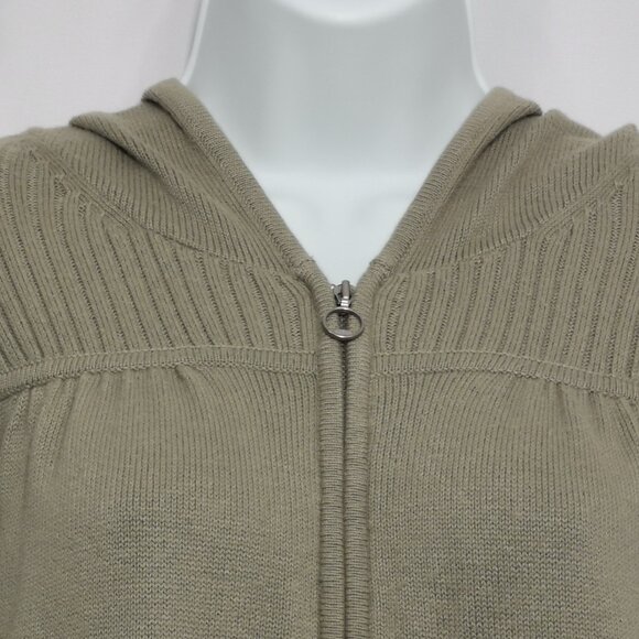 Knit Zip Up Hoodie Size M EUC #121 - Picture 2 of 9